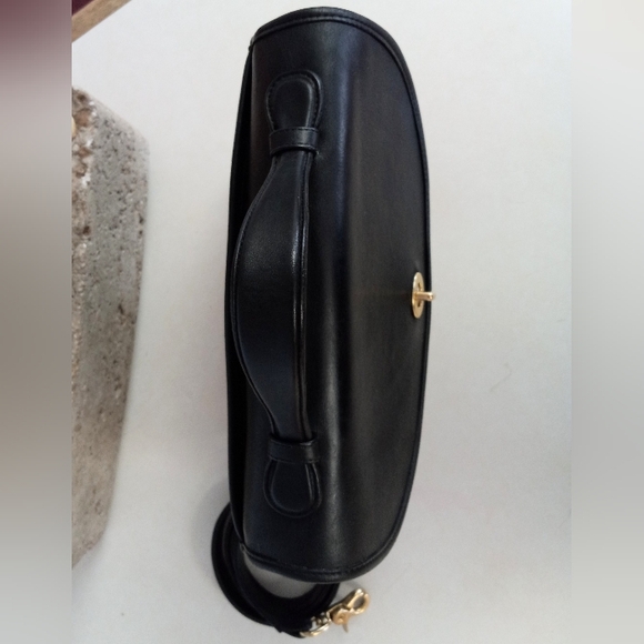 Coach Large Plaza Bag, Black, Late 1980's - Early 1990's - Picture 6 of 15